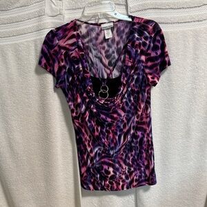 Lexington Avenue Leopard Print Blouse BD1-151